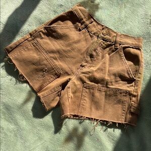 Brown Cargo Shorts